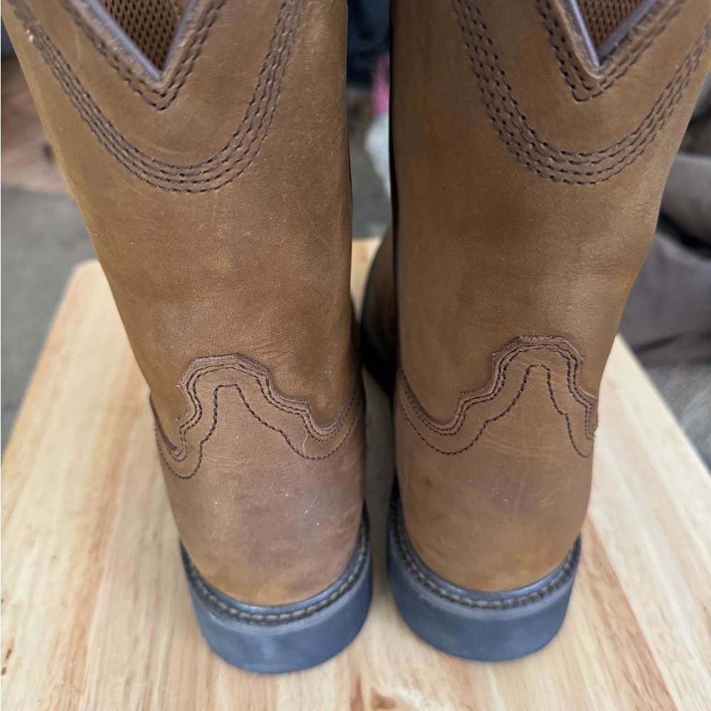 Twisted X Brown and Tan Leather Boots size 10D